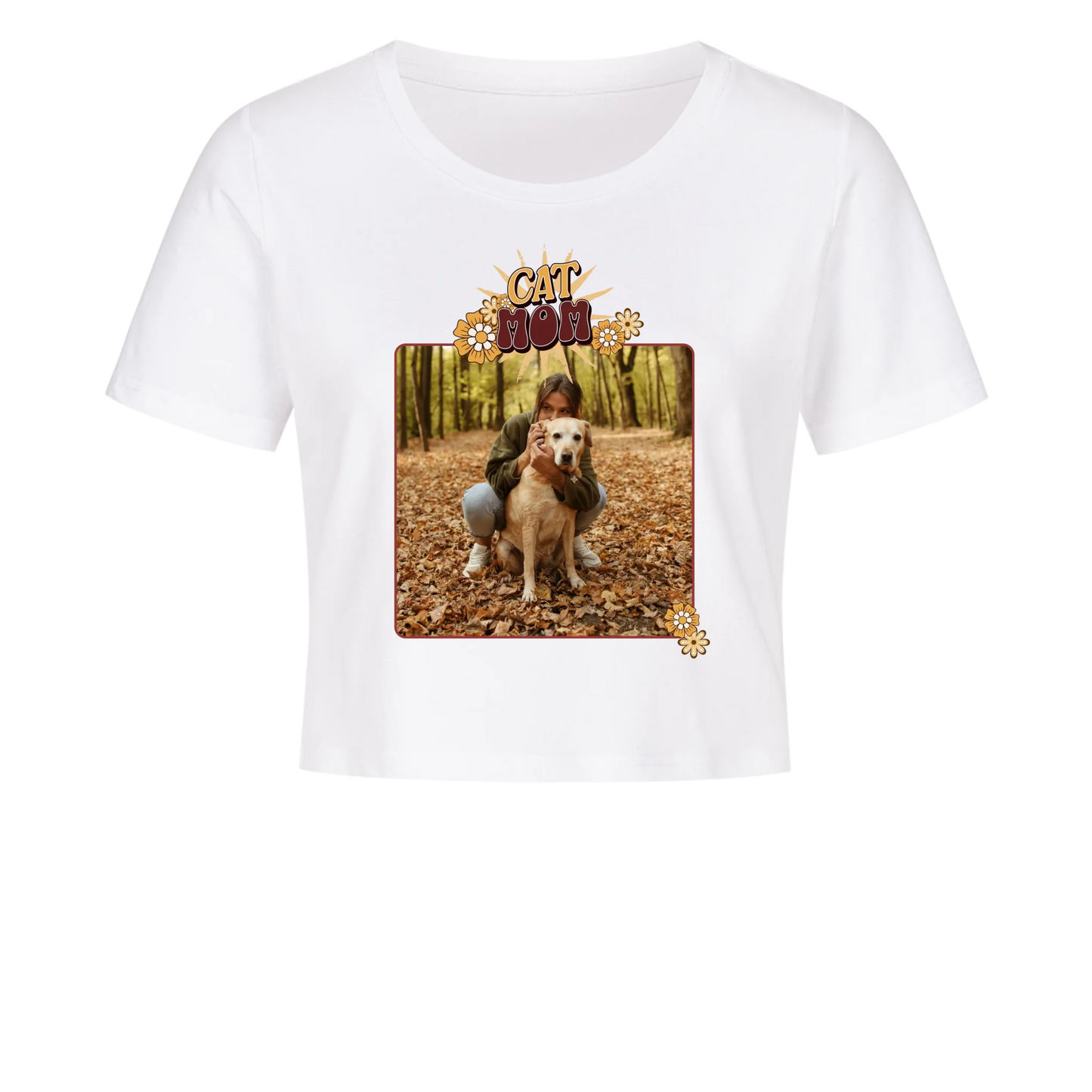 Personalisiertes T-Shirt - Flower Power