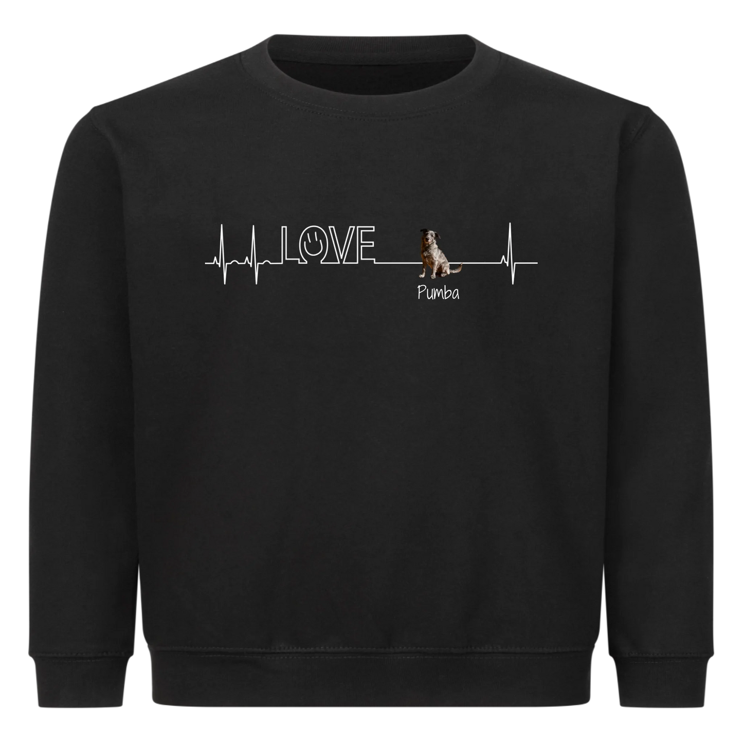 Personalisiertes Sweatshirt - Herzschlag