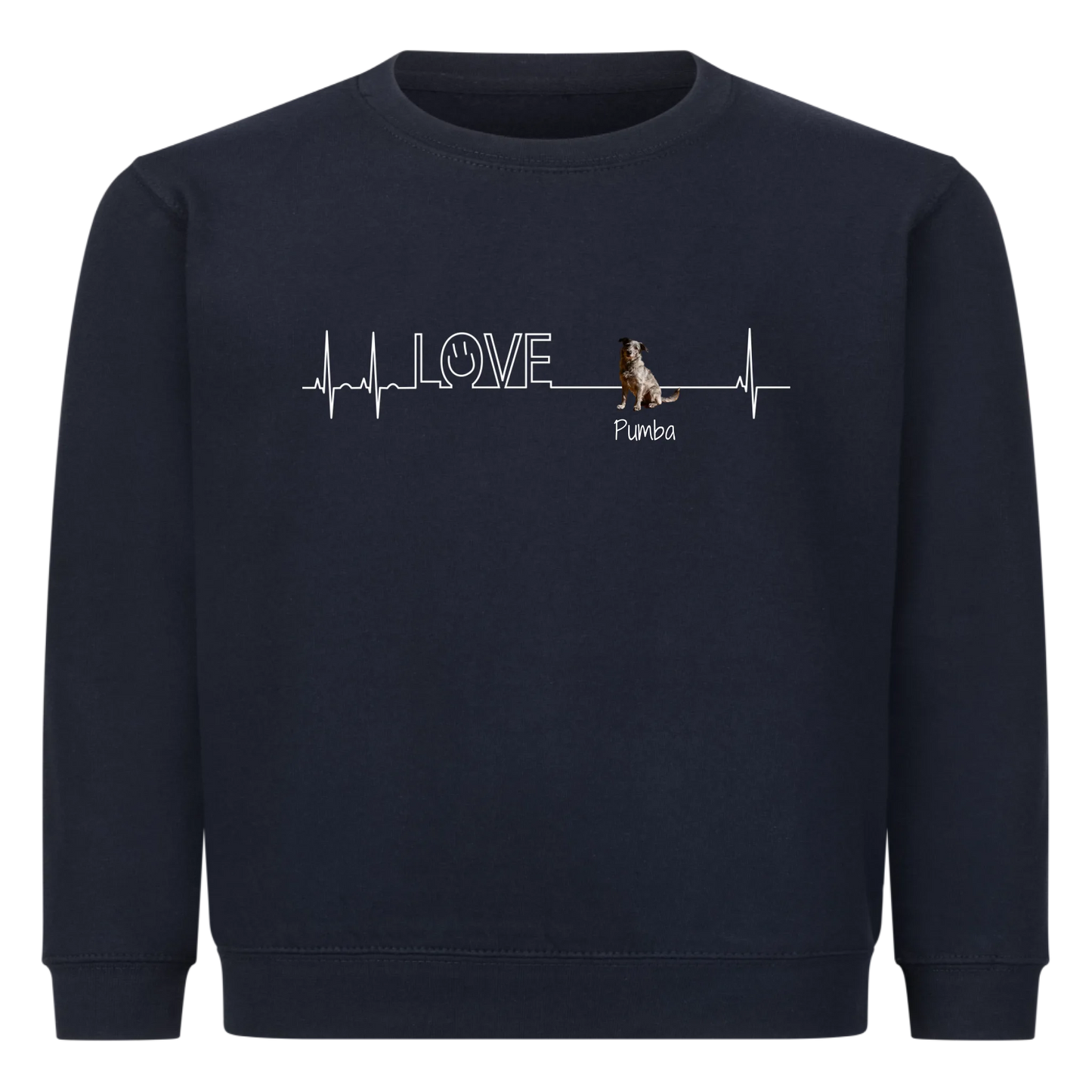 Personalisiertes Sweatshirt - Herzschlag