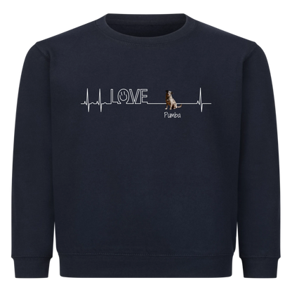 Personalisiertes Sweatshirt - Herzschlag