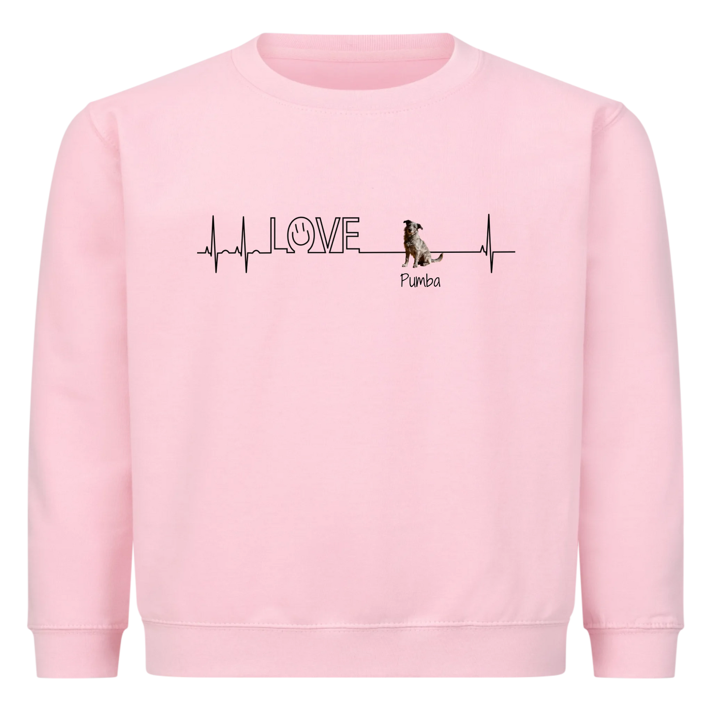 Personalisiertes Sweatshirt - Herzschlag