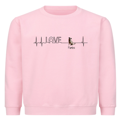 Personalisiertes Sweatshirt - Herzschlag