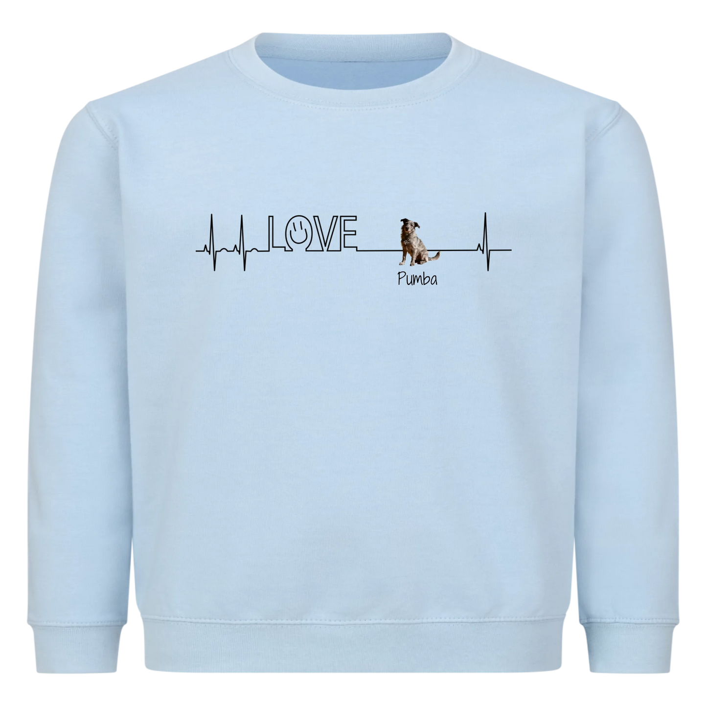 Personalisiertes Sweatshirt - Herzschlag