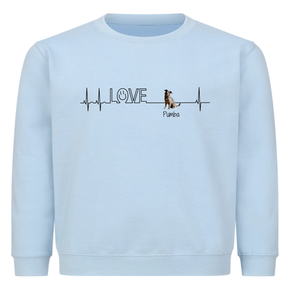 Personalisiertes Sweatshirt - Herzschlag