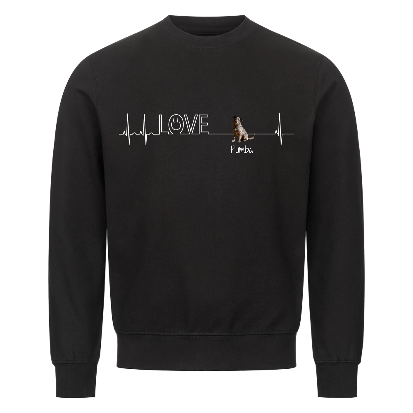 Personalisiertes Sweatshirt - Herzschlag