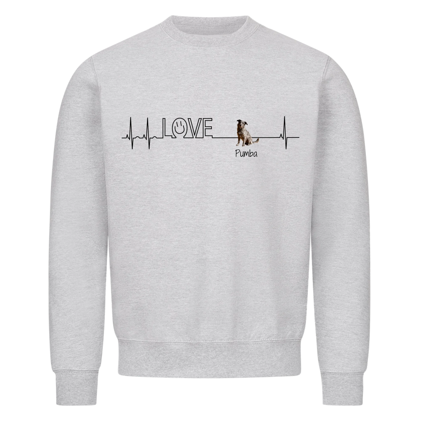 Personalisiertes Sweatshirt - Herzschlag