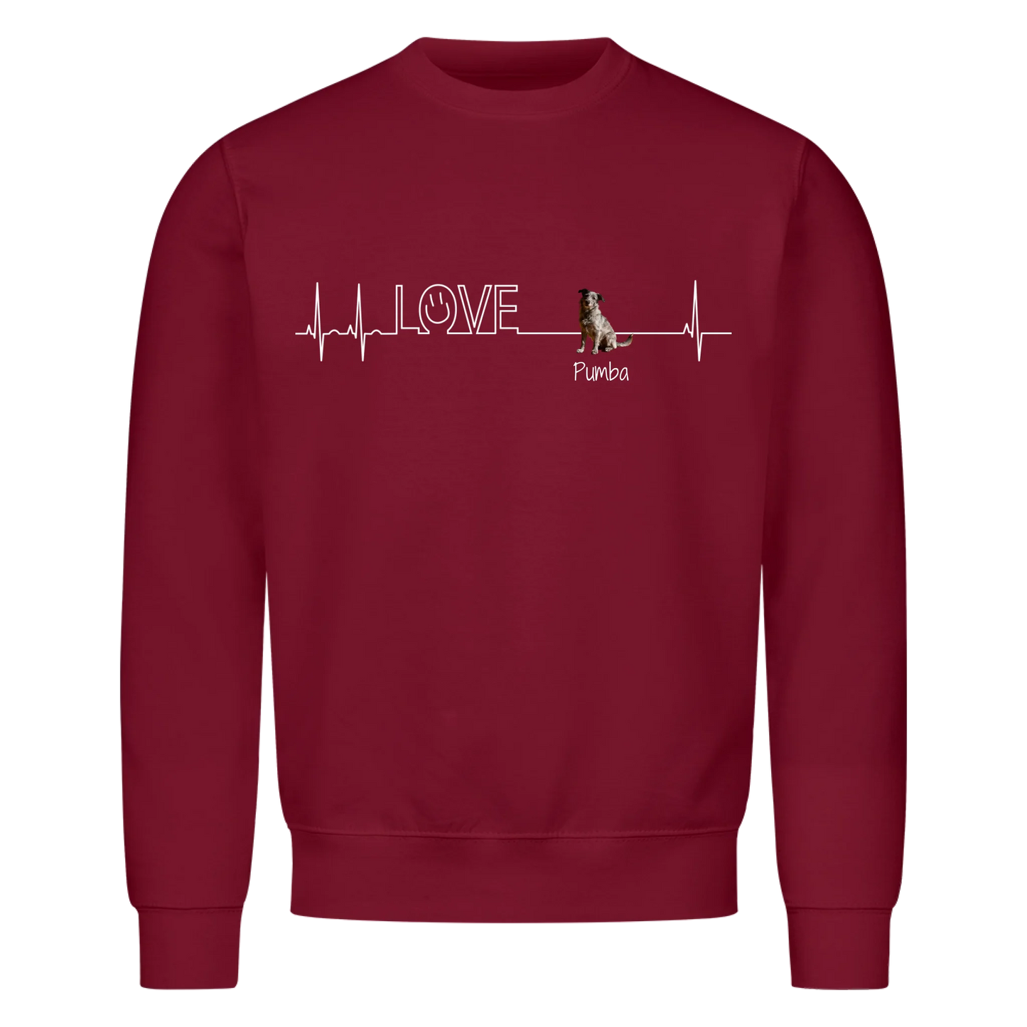 Personalisiertes Sweatshirt - Herzschlag