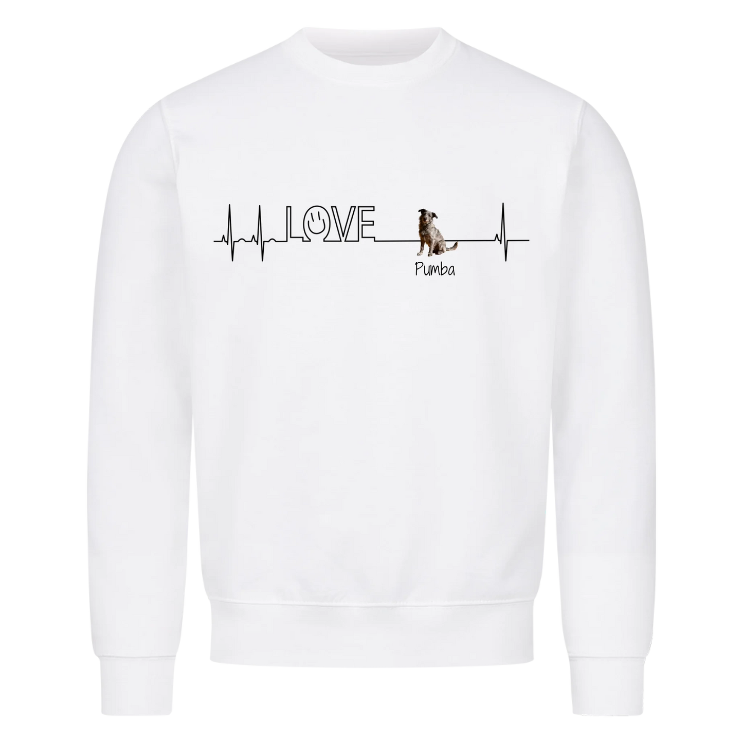 Personalisiertes Sweatshirt - Herzschlag