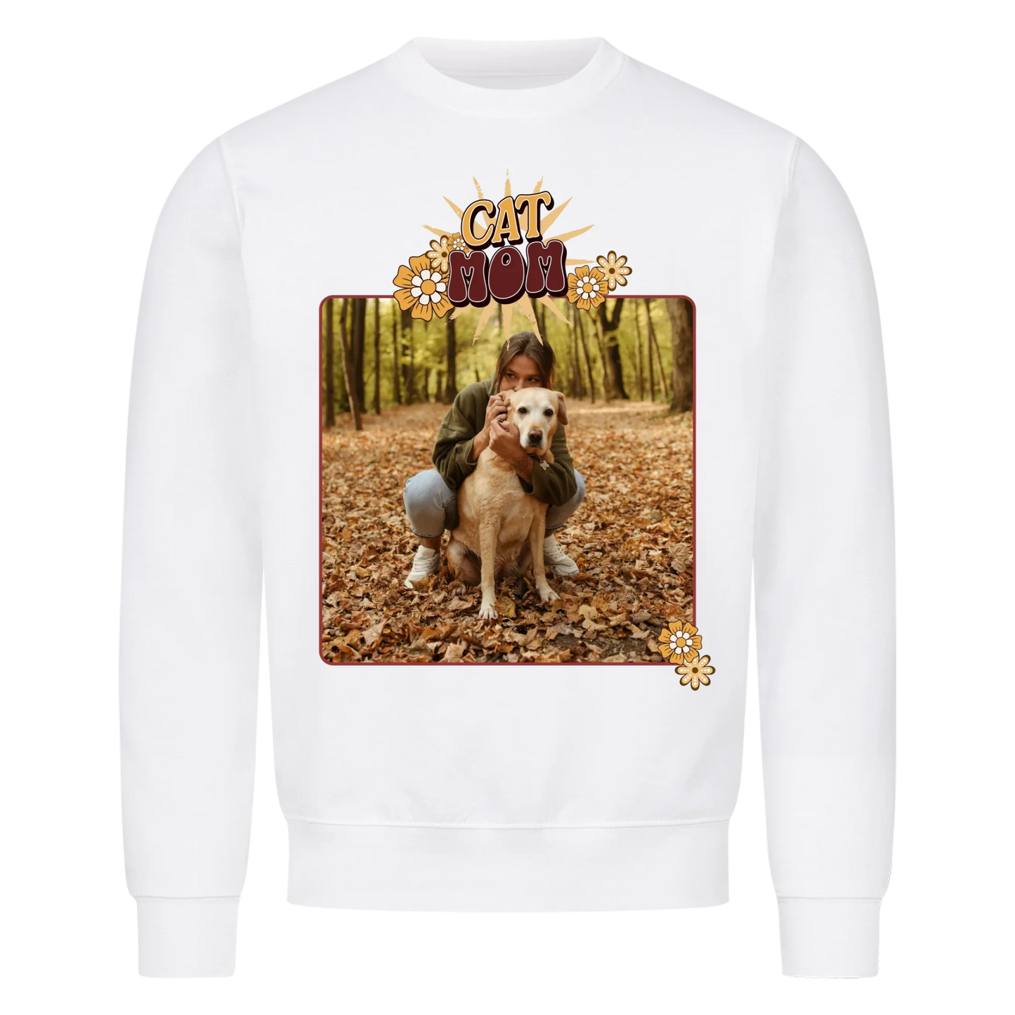Personalisiertes Sweatshirt - Flower Power