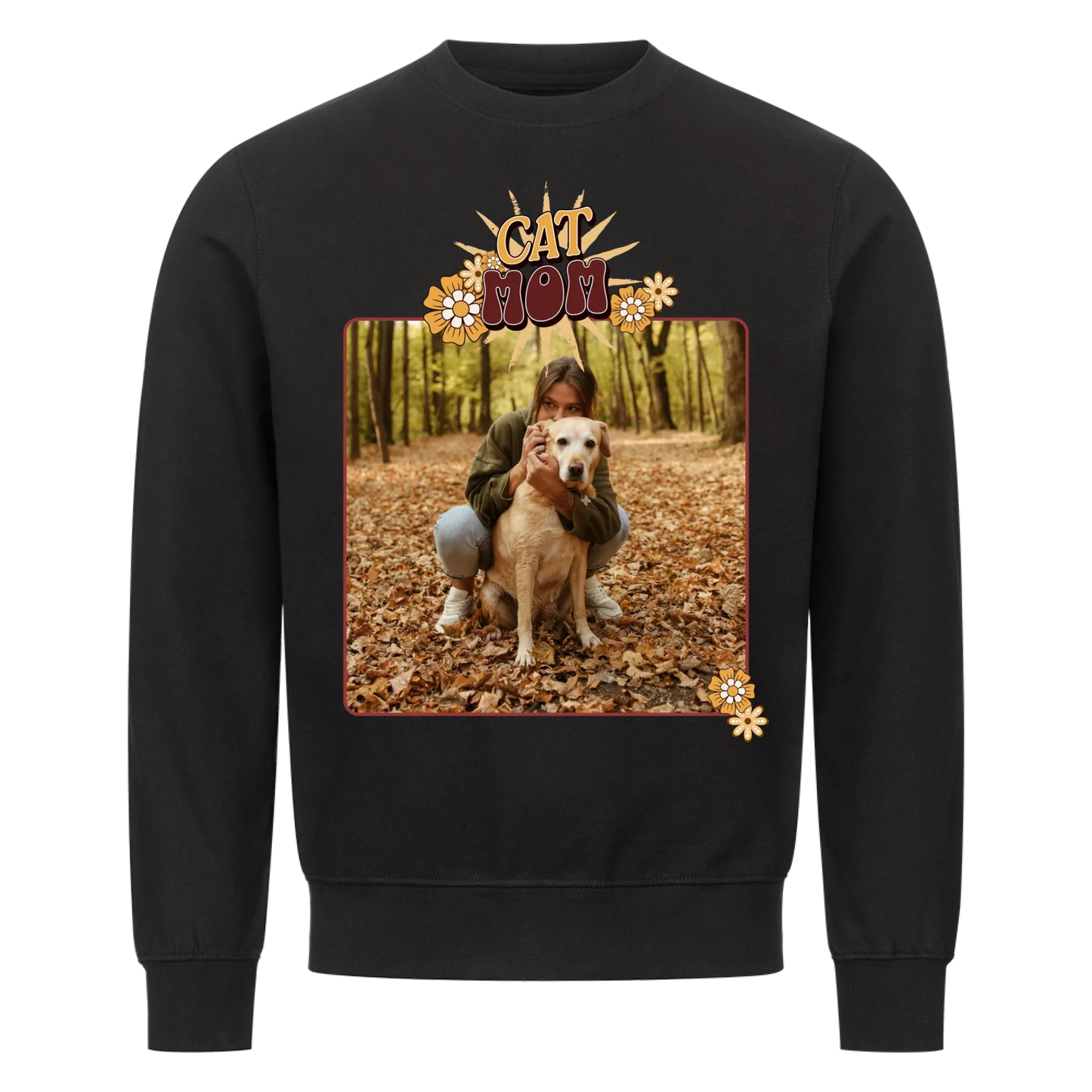 Personalisiertes Sweatshirt - Flower Power