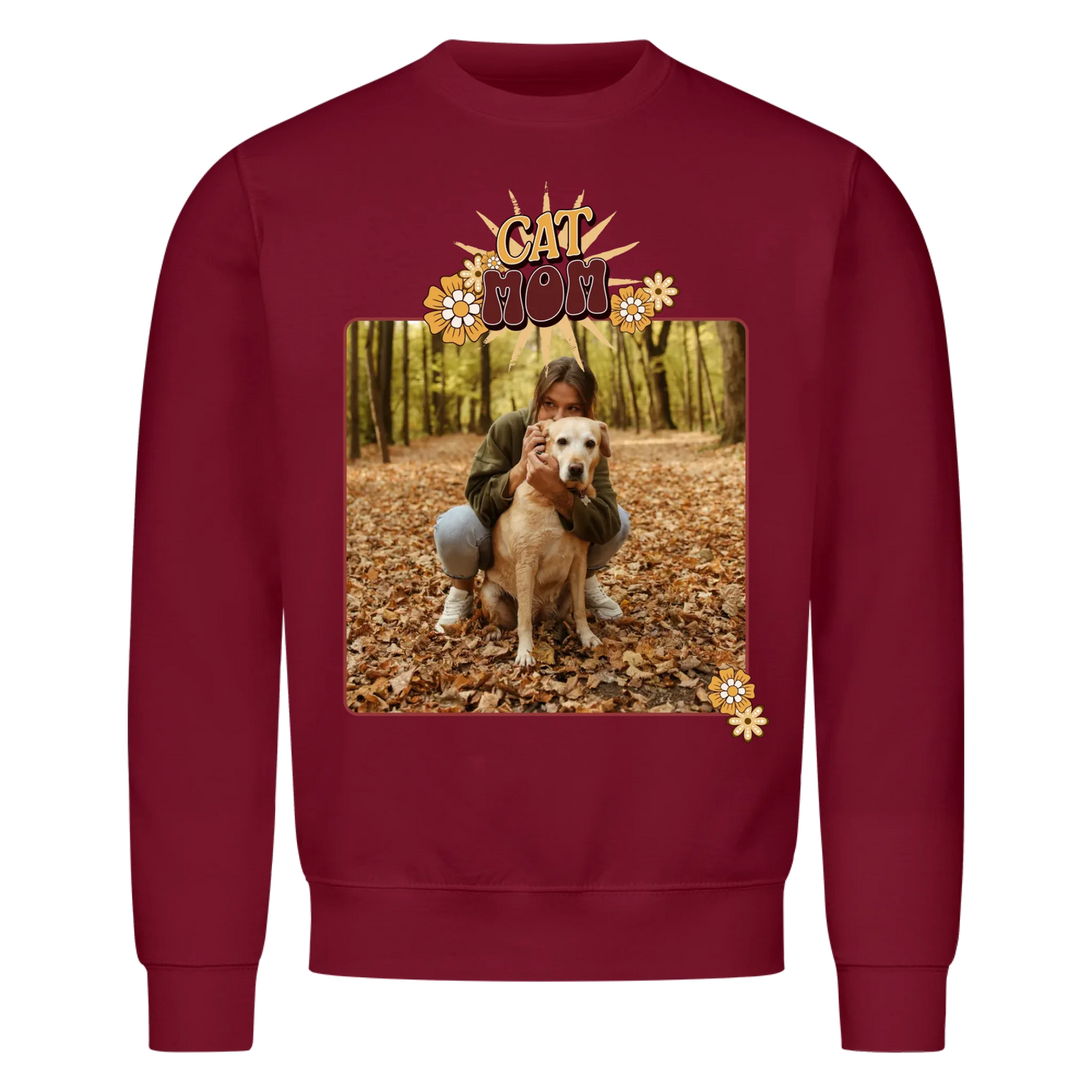 Personalisiertes Sweatshirt - Flower Power