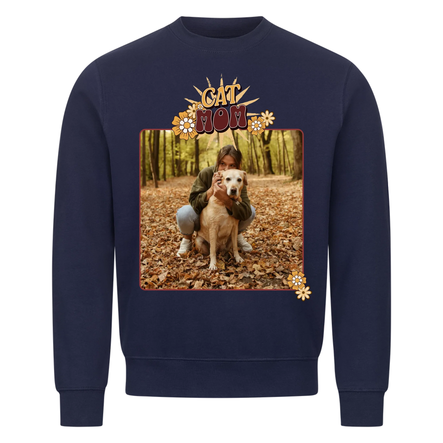 Personalisiertes Sweatshirt - Flower Power