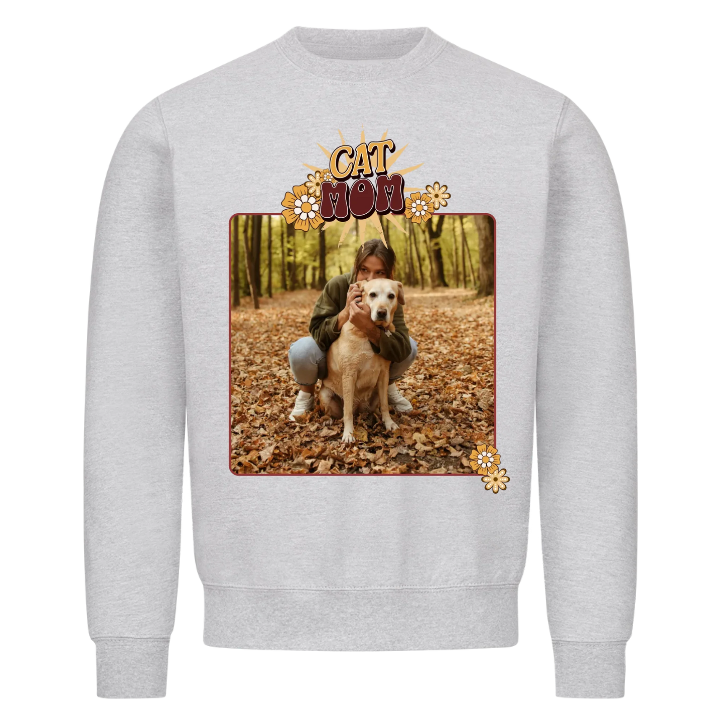 Personalisiertes Sweatshirt - Flower Power
