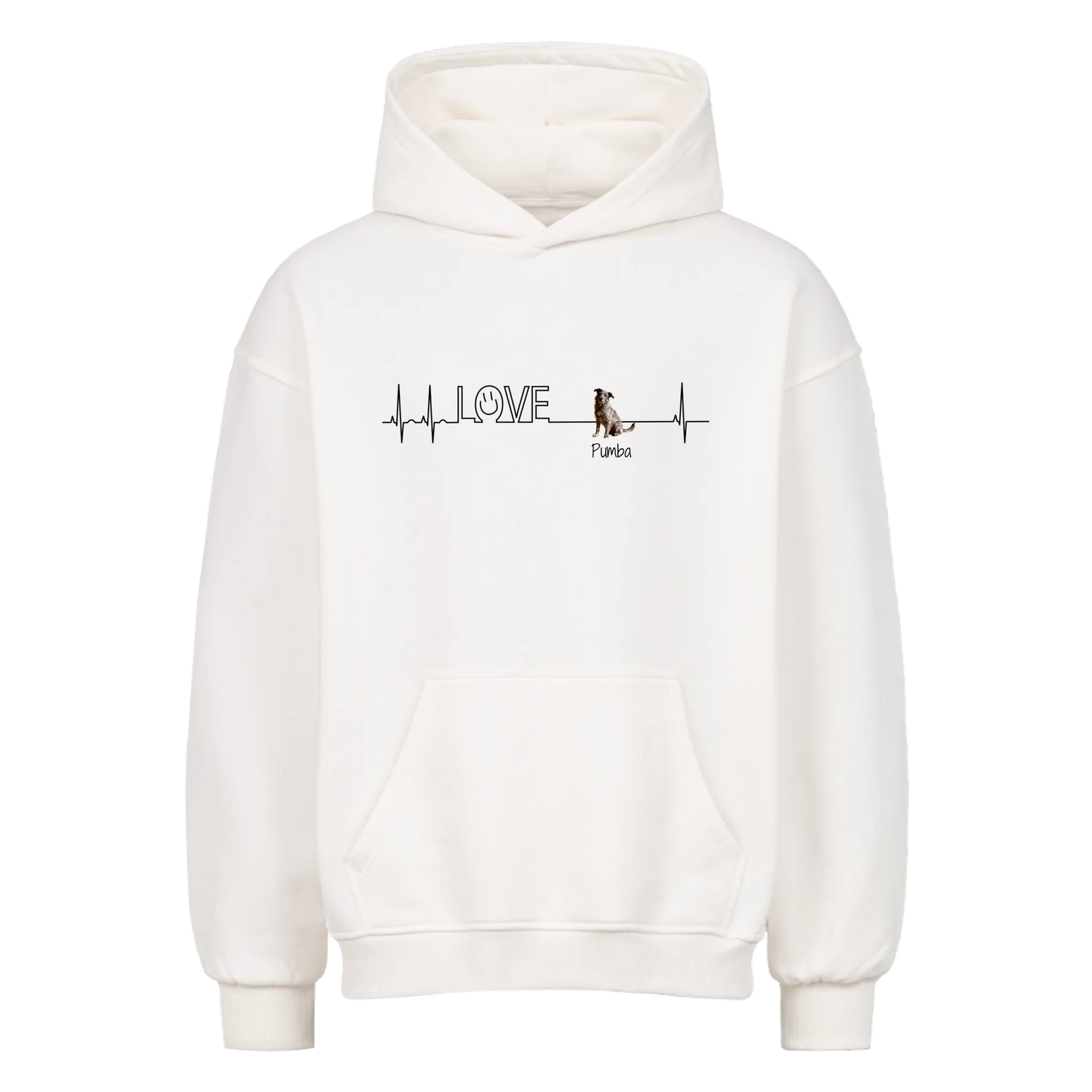 Personalisierter Hoodie - Herzschlag