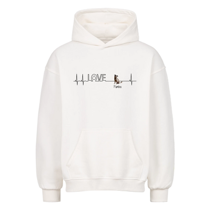 Personalisierter Hoodie - Herzschlag