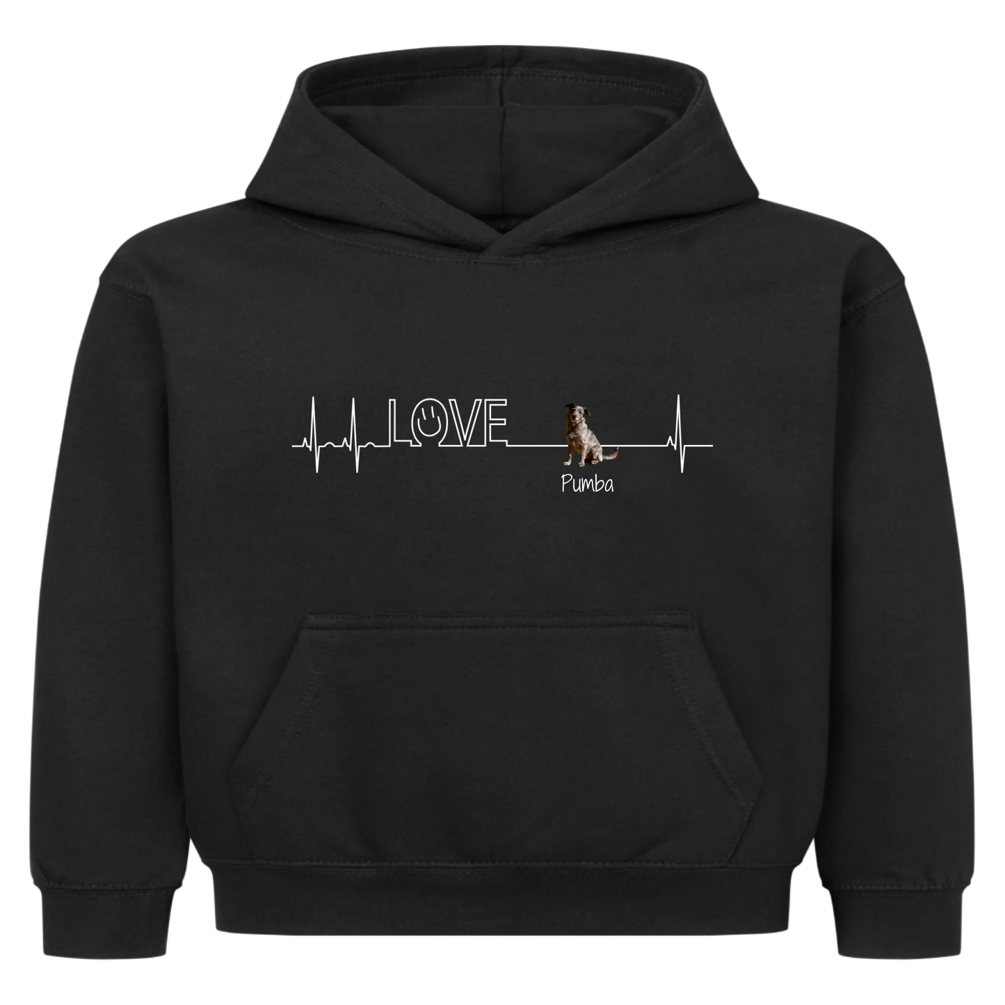Personalisierter Hoodie - Herzschlag