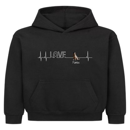 Personalisierter Hoodie - Herzschlag