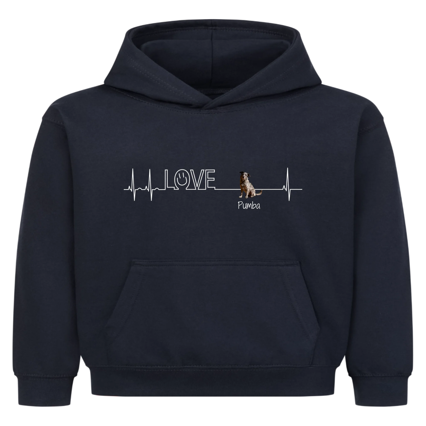 Personalisierter Hoodie - Herzschlag