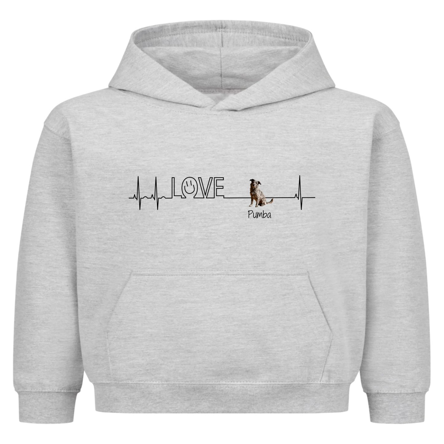 Personalisierter Hoodie - Herzschlag