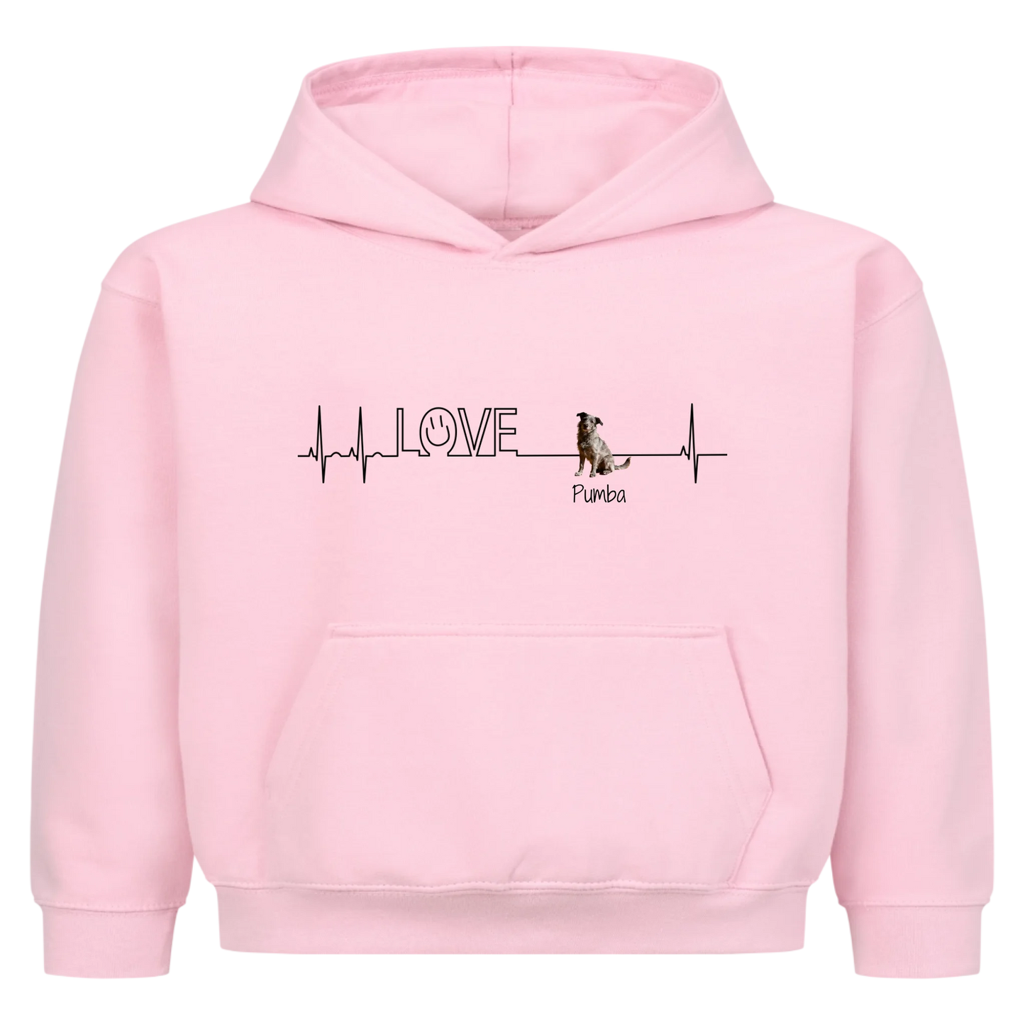 Personalisierter Hoodie - Herzschlag