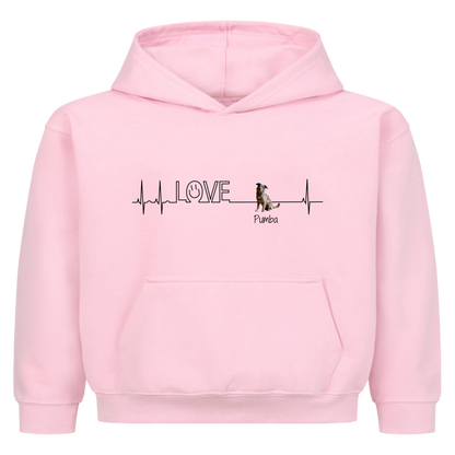 Personalisierter Hoodie - Herzschlag