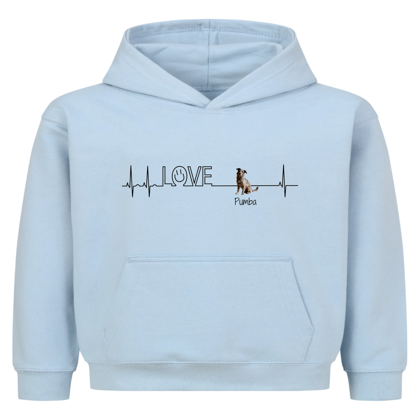 Personalisierter Hoodie - Herzschlag