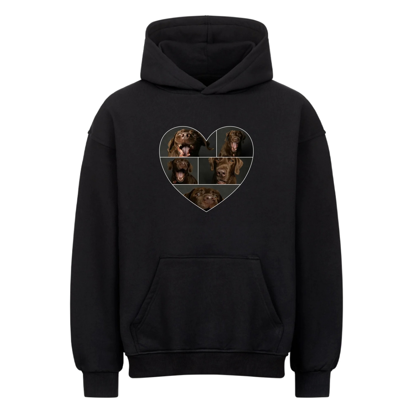 Personalisierter Hoodie - Herz