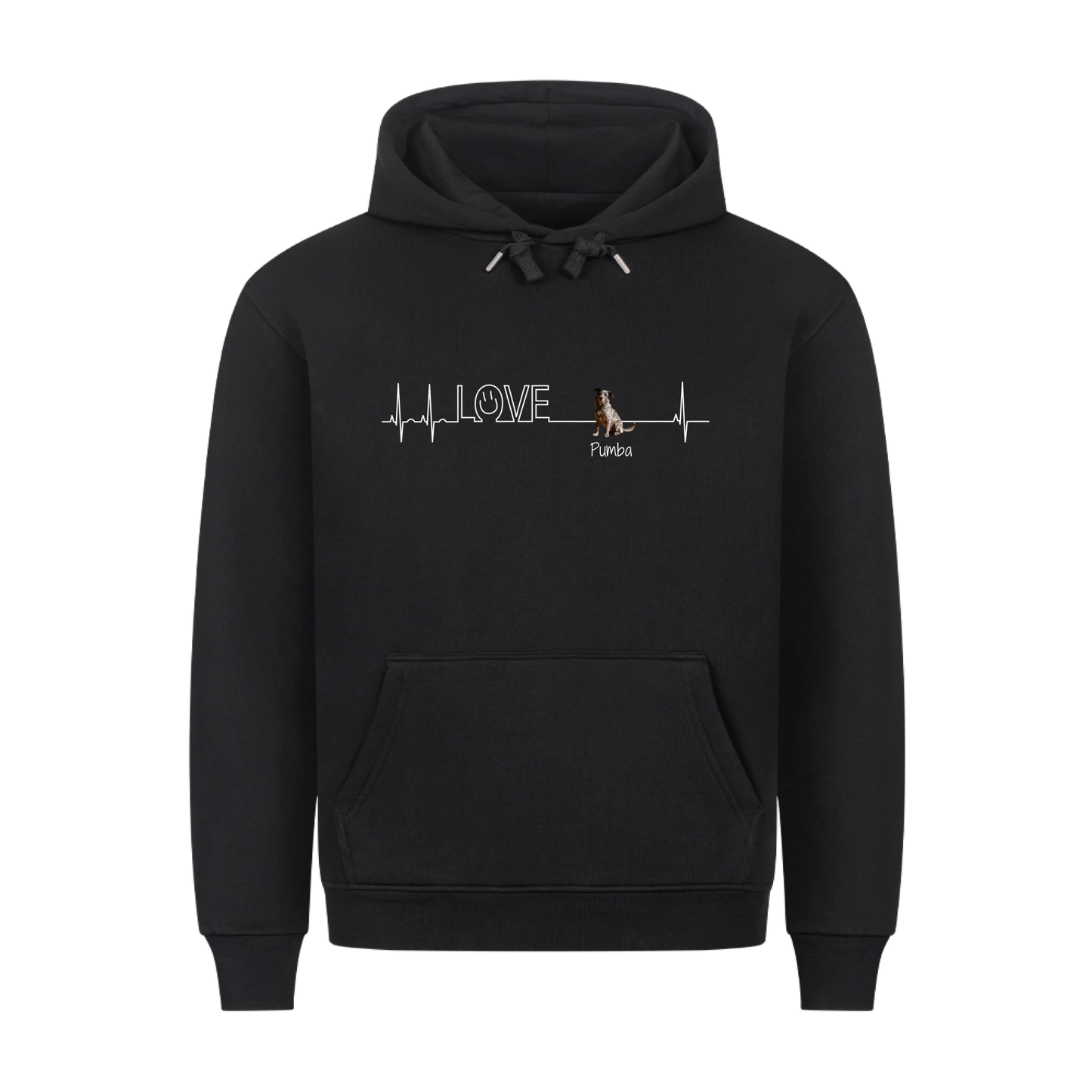 Personalisierter Hoodie - Herzschlag