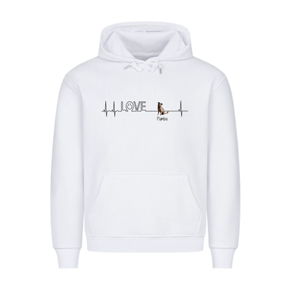 Personalisierter Hoodie - Herzschlag