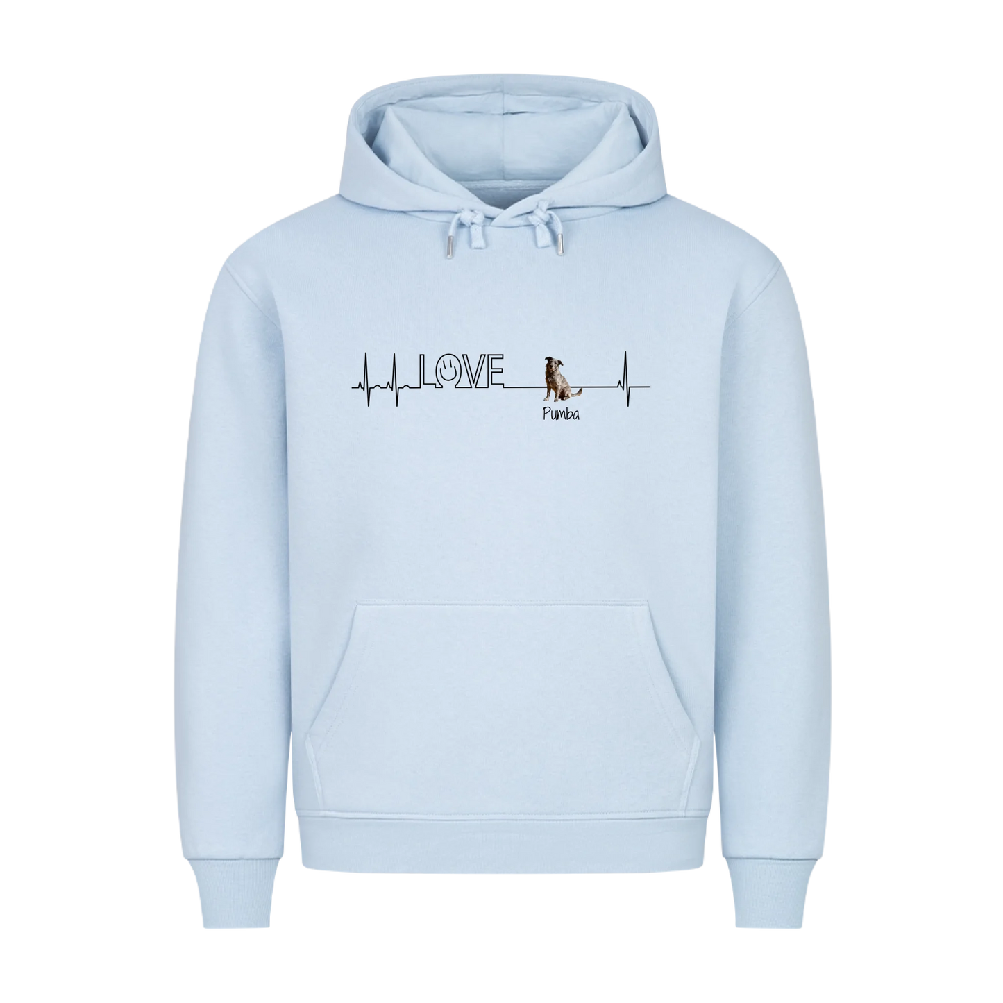 Personalisierter Hoodie - Herzschlag