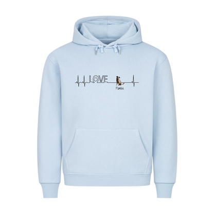 Personalisierter Hoodie - Herzschlag
