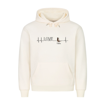 Personalisierter Hoodie - Herzschlag