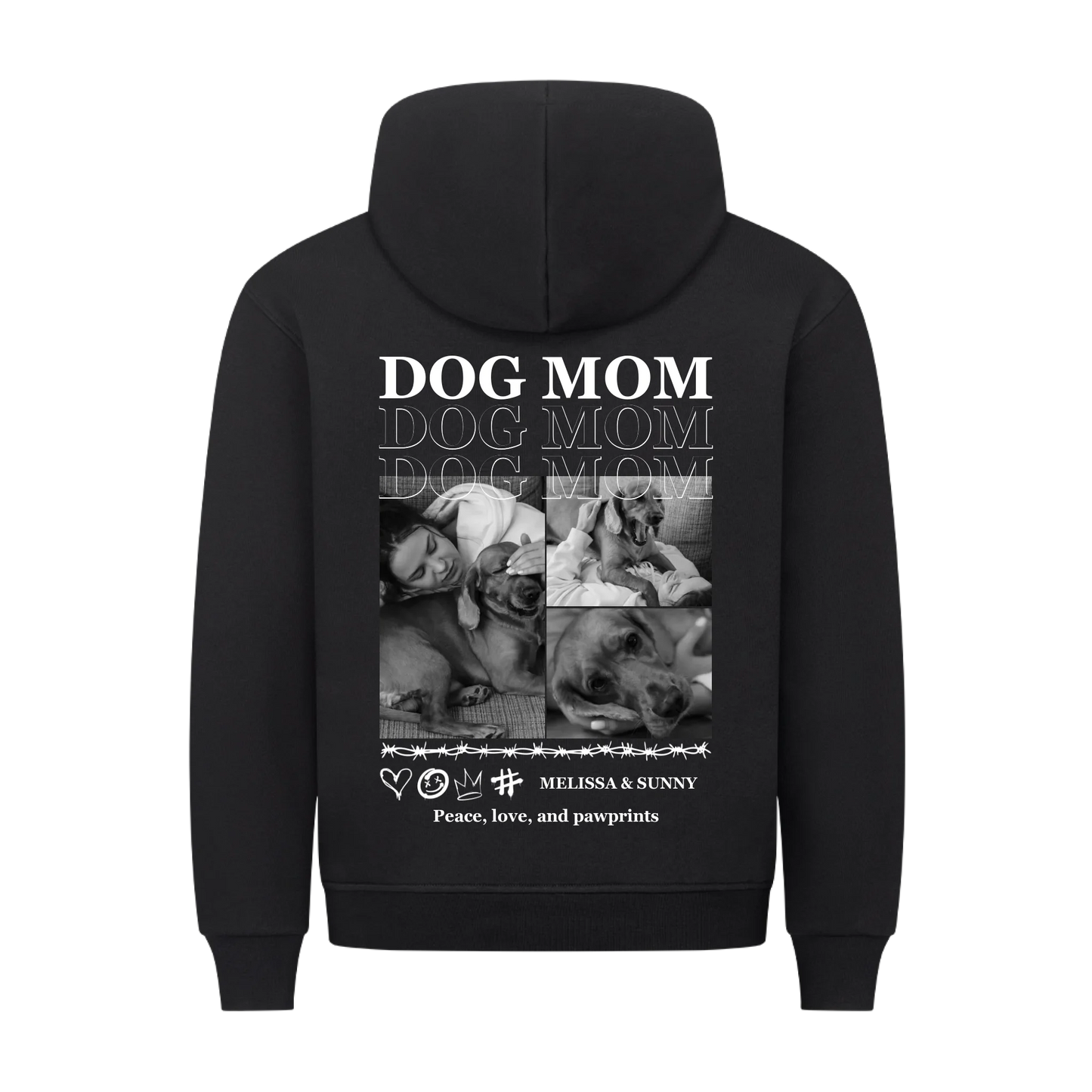 Personalisierter Hoodie - Mom/Dad V2