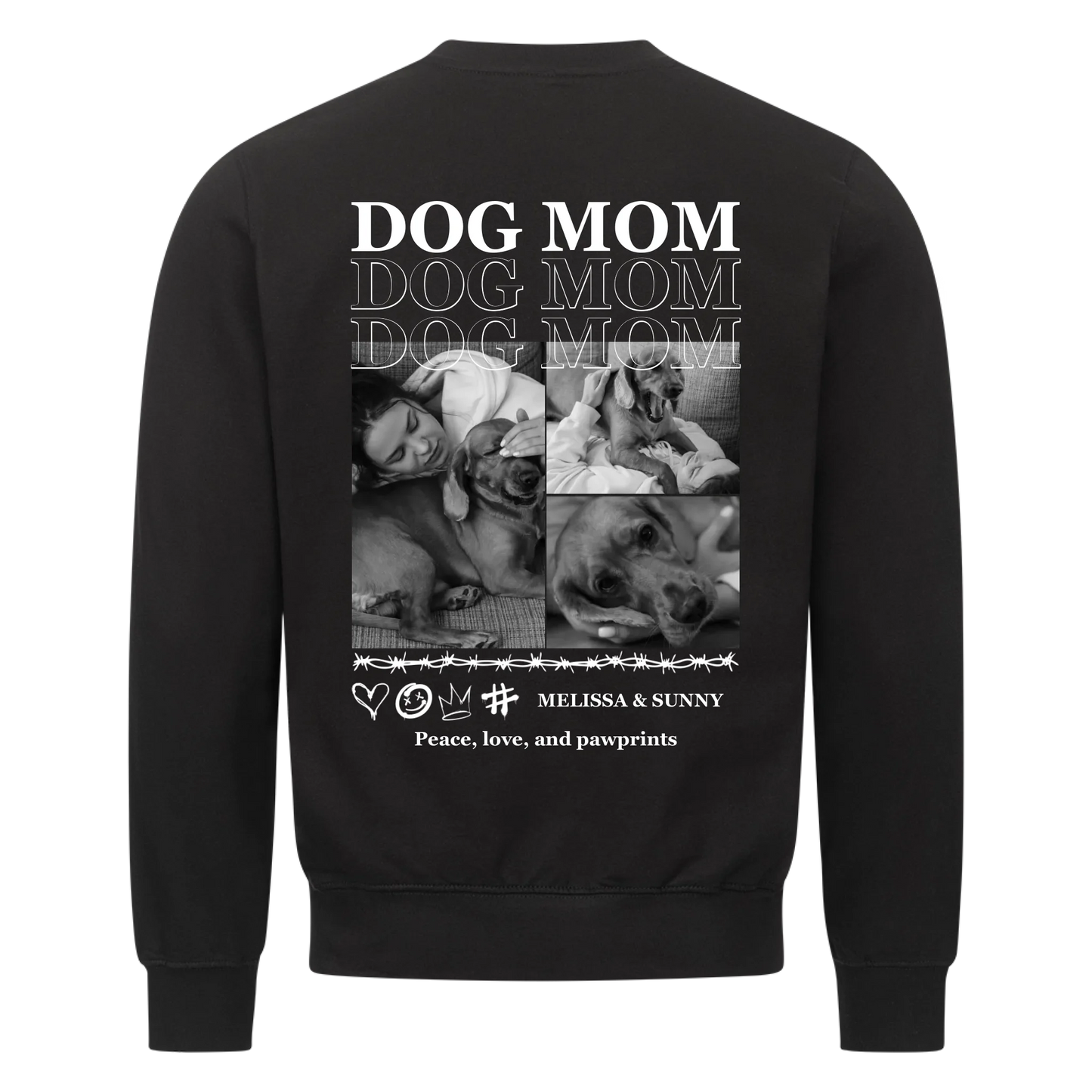 Personalisiertes Sweatshirt - Mom/Dad V2