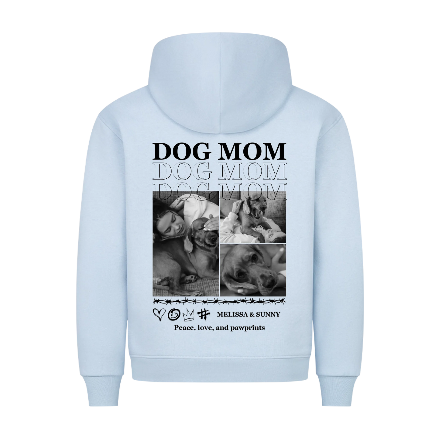 Personalisierter Hoodie - Mom/Dad V2