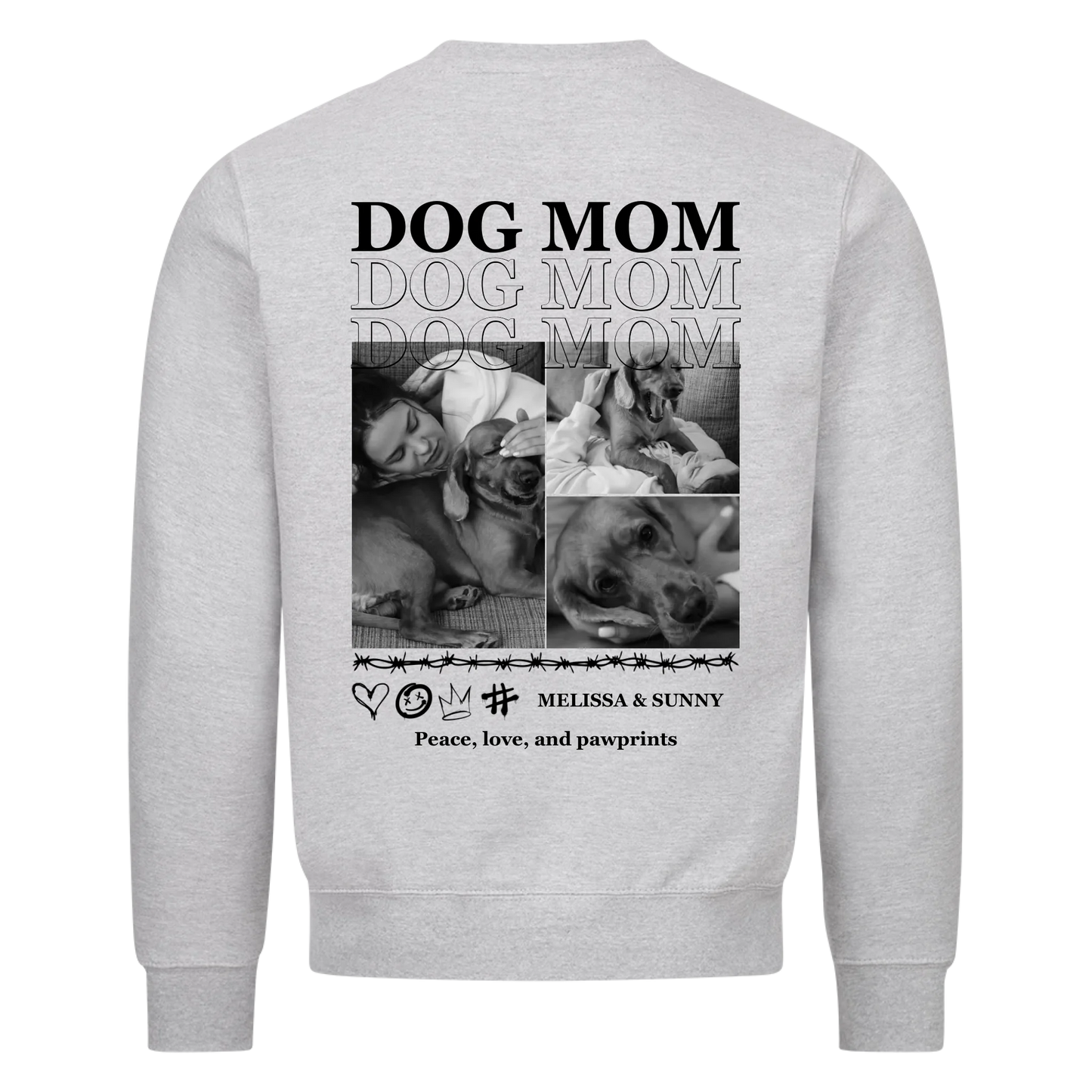Personalisiertes Sweatshirt - Mom/Dad V2