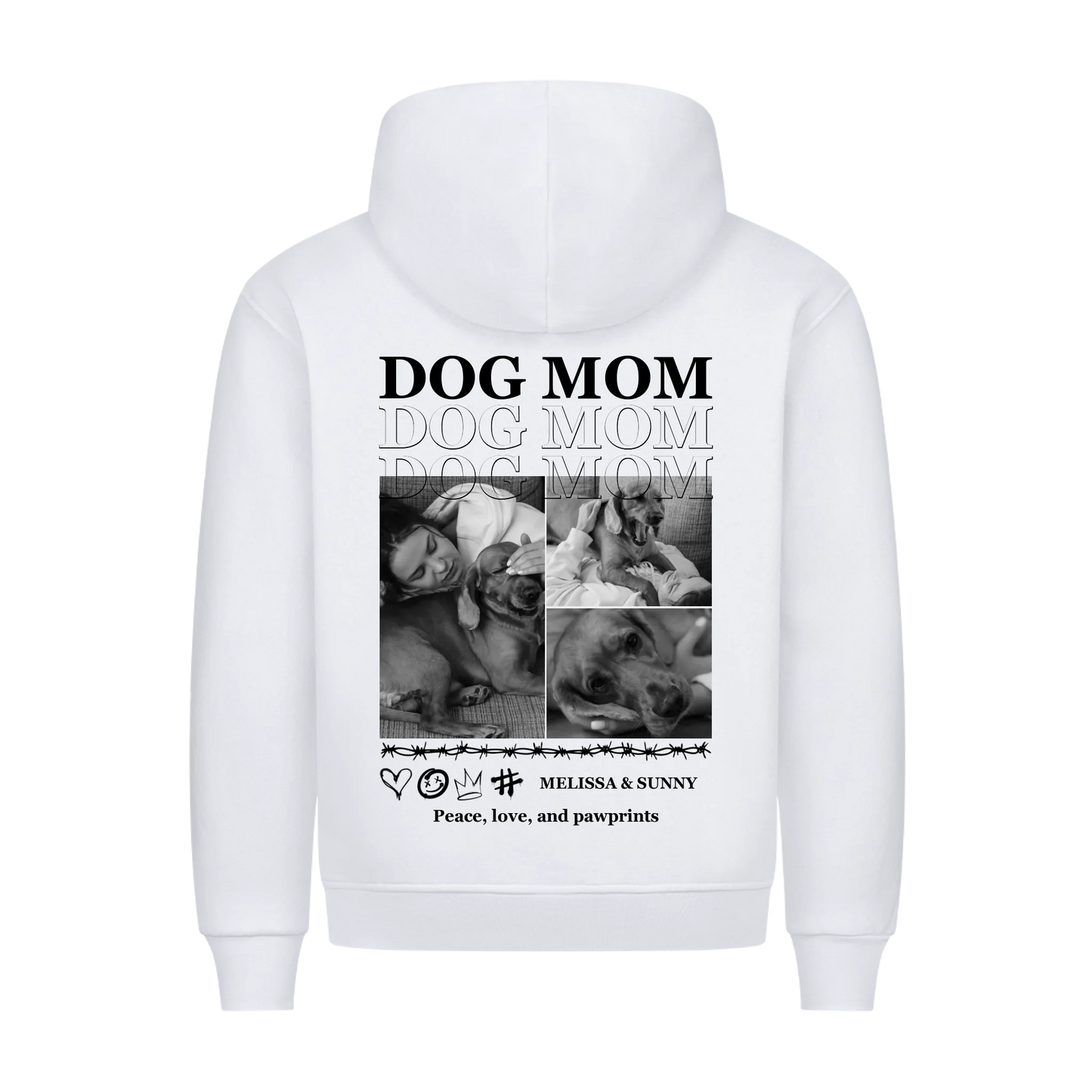 Personalisierter Hoodie - Mom/Dad V2