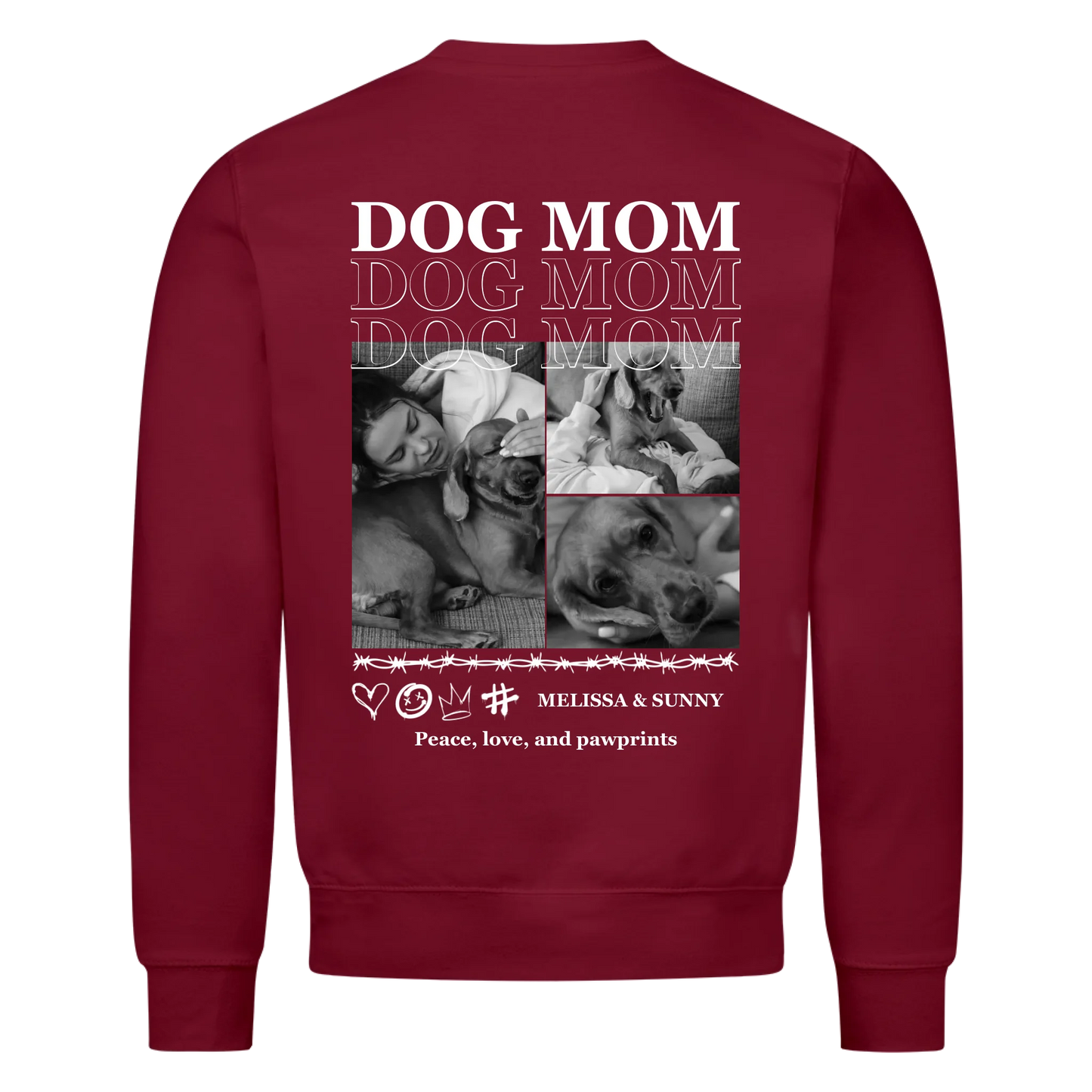 Personalisiertes Sweatshirt - Mom/Dad V2