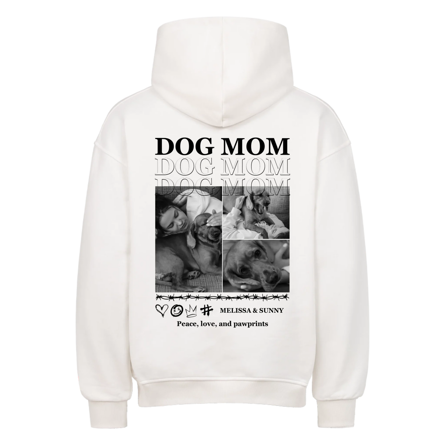Personalisierter Hoodie - Mom/Dad V2