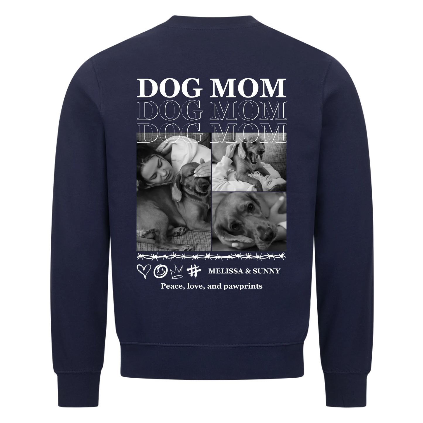 Personalisiertes Sweatshirt - Mom/Dad V2