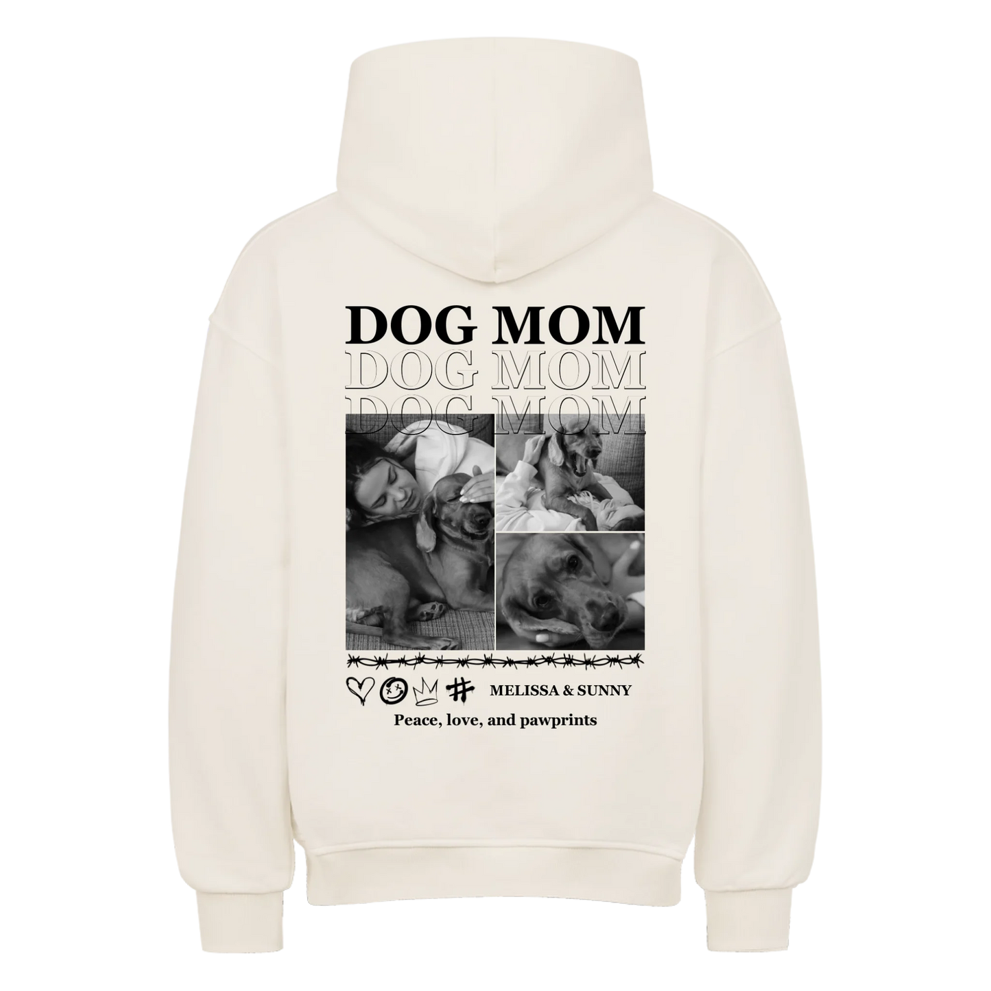 Personalisierter Hoodie - Mom/Dad V2