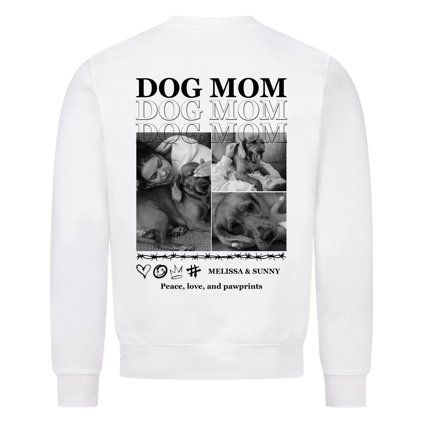 Personalisiertes Sweatshirt - Mom/Dad V2