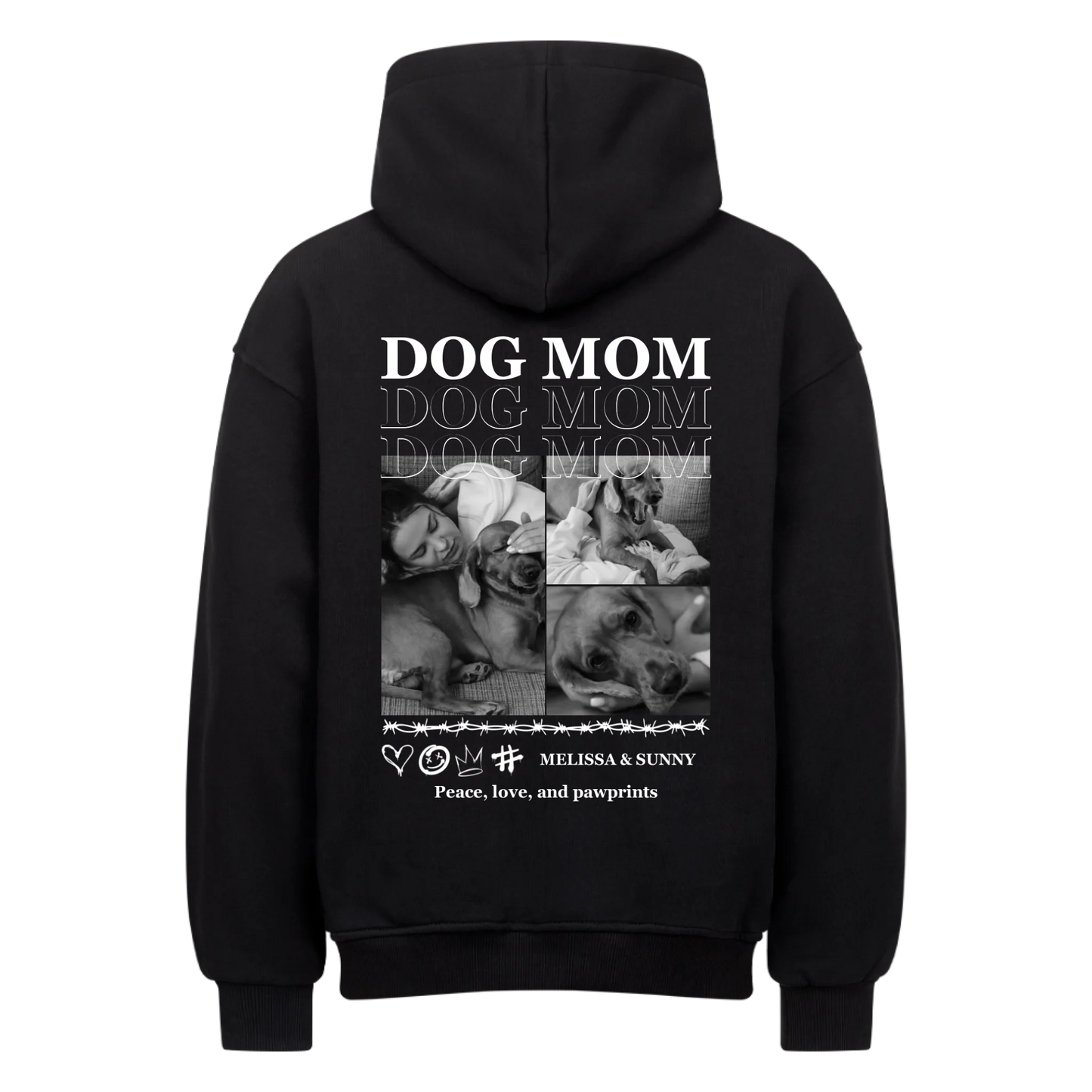 Personalisierter Hoodie - Mom/Dad V2