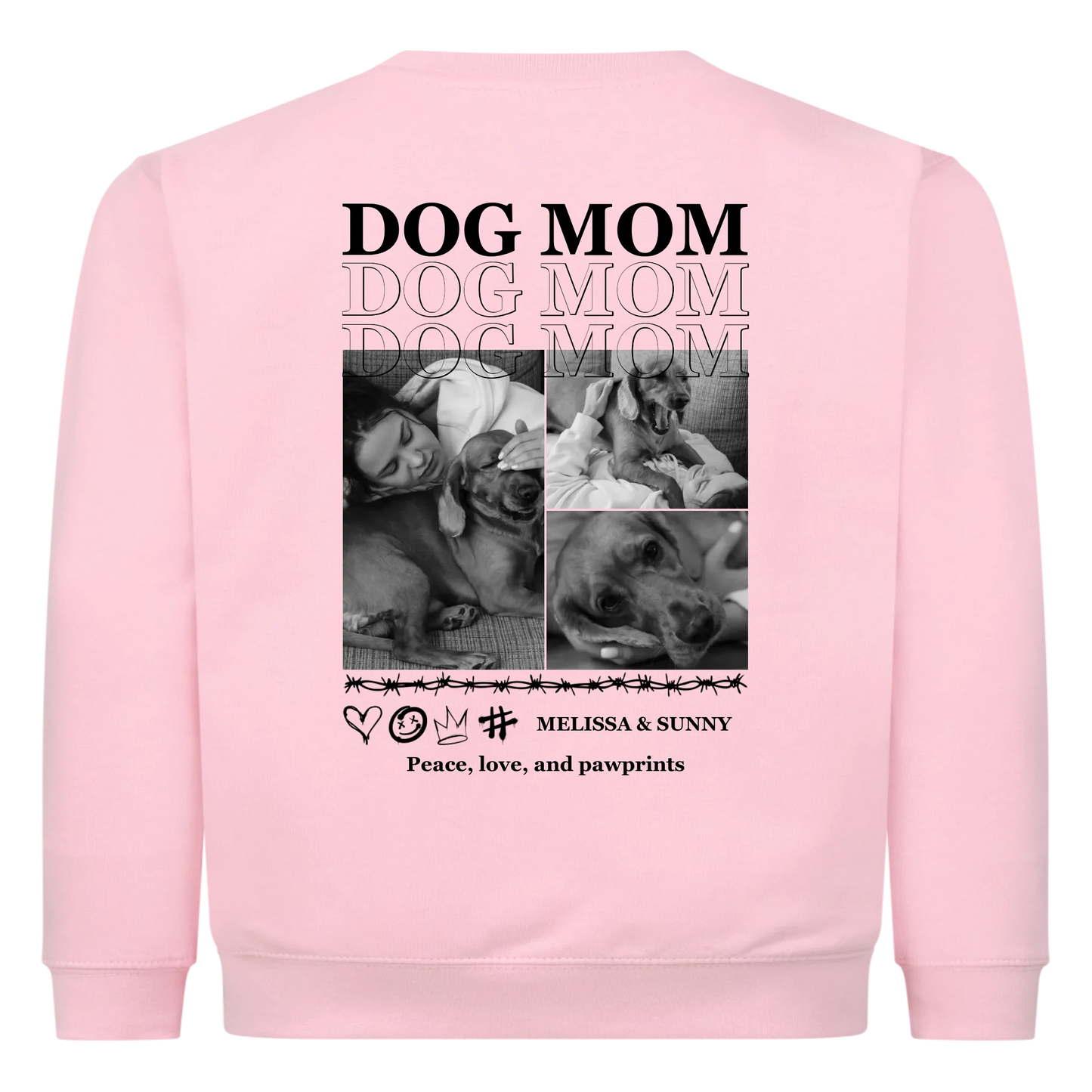 Personalisiertes Sweatshirt - Mom/Dad V2