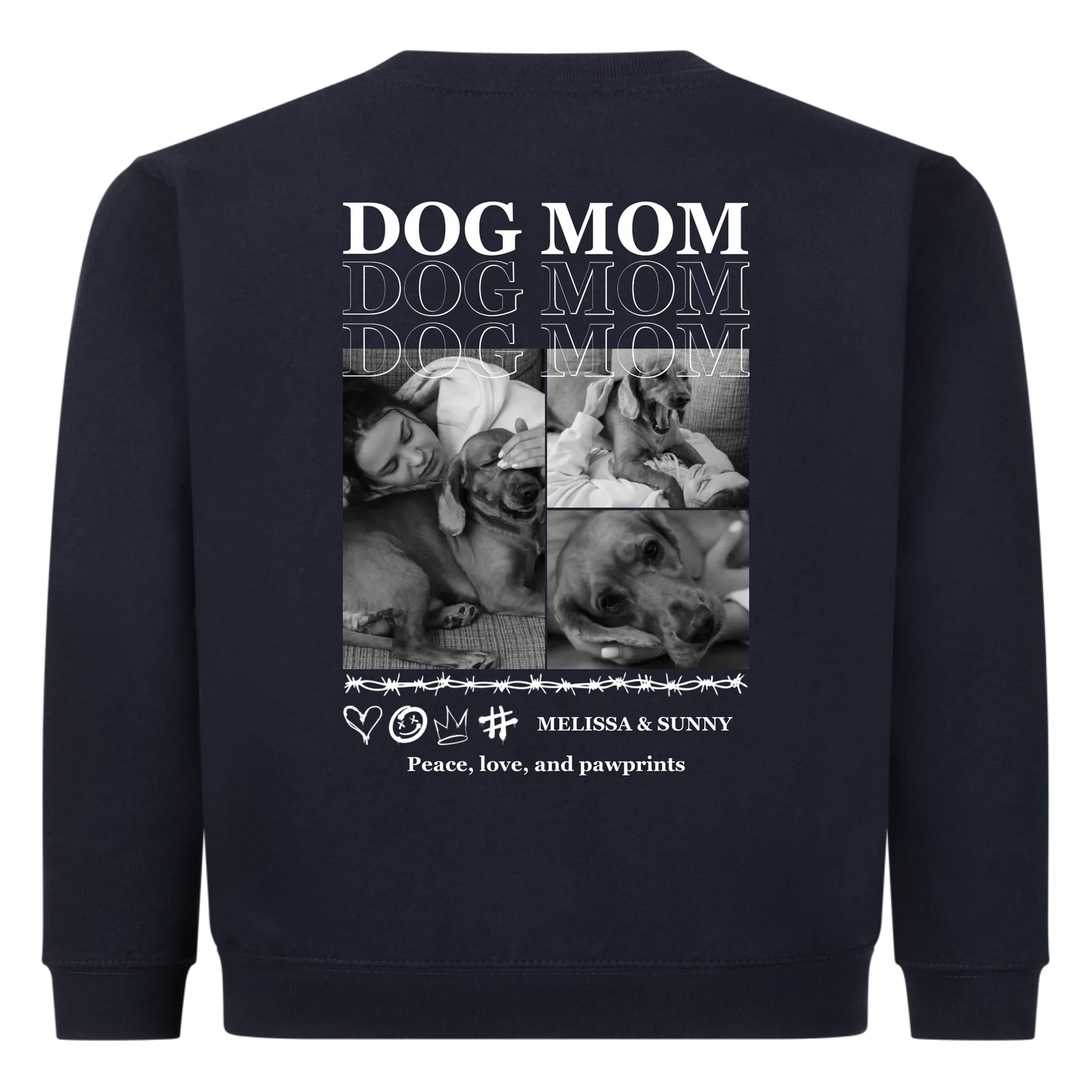 Personalisiertes Sweatshirt - Mom/Dad V2