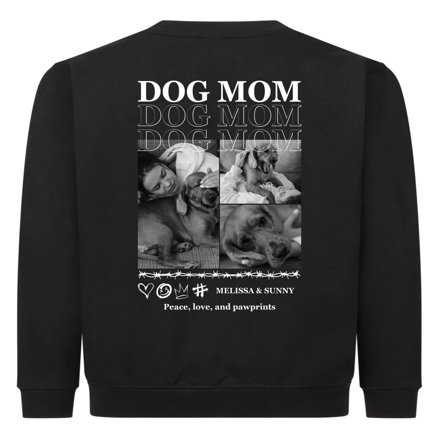 Personalisiertes Sweatshirt - Mom/Dad V2
