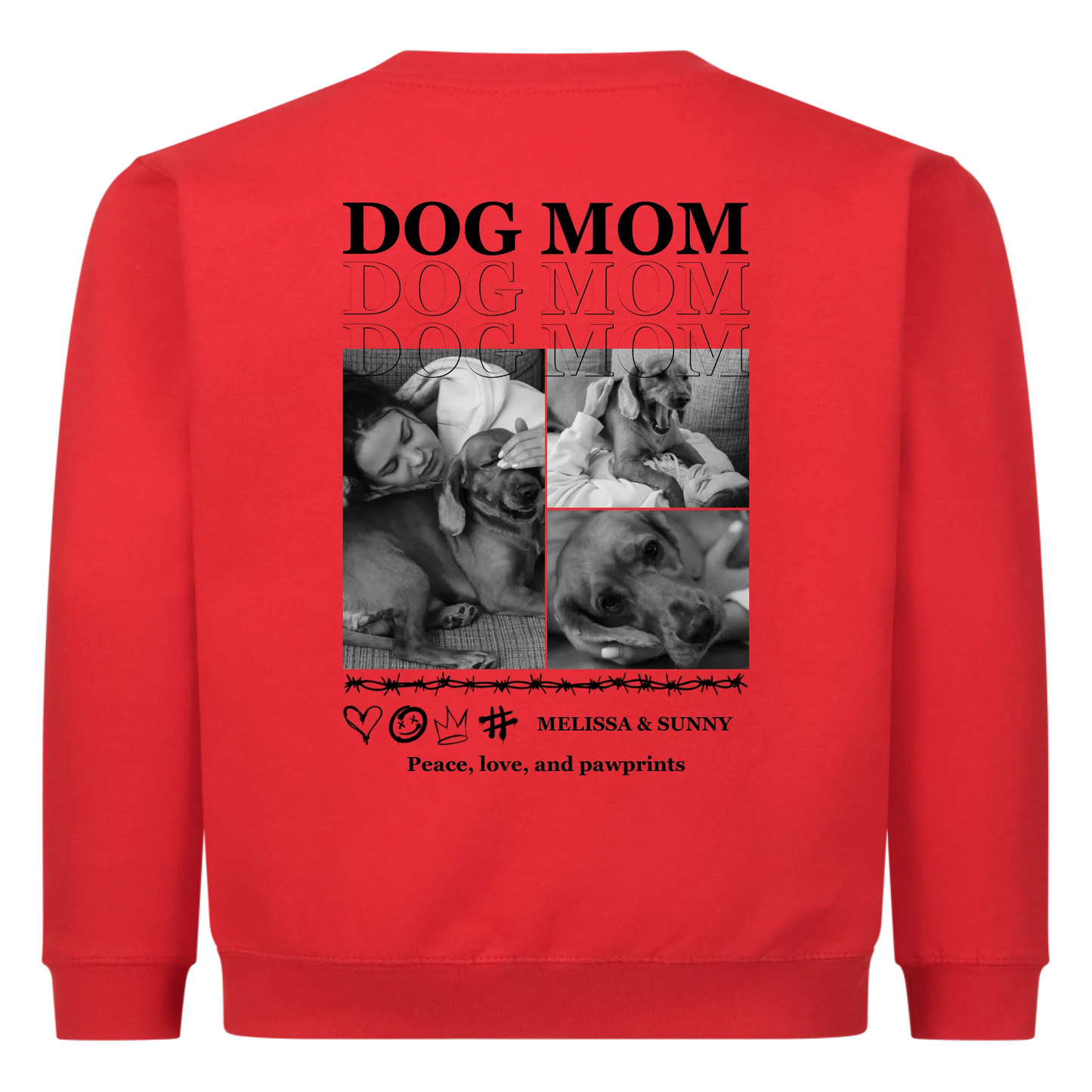 Personalisiertes Sweatshirt - Mom/Dad V2
