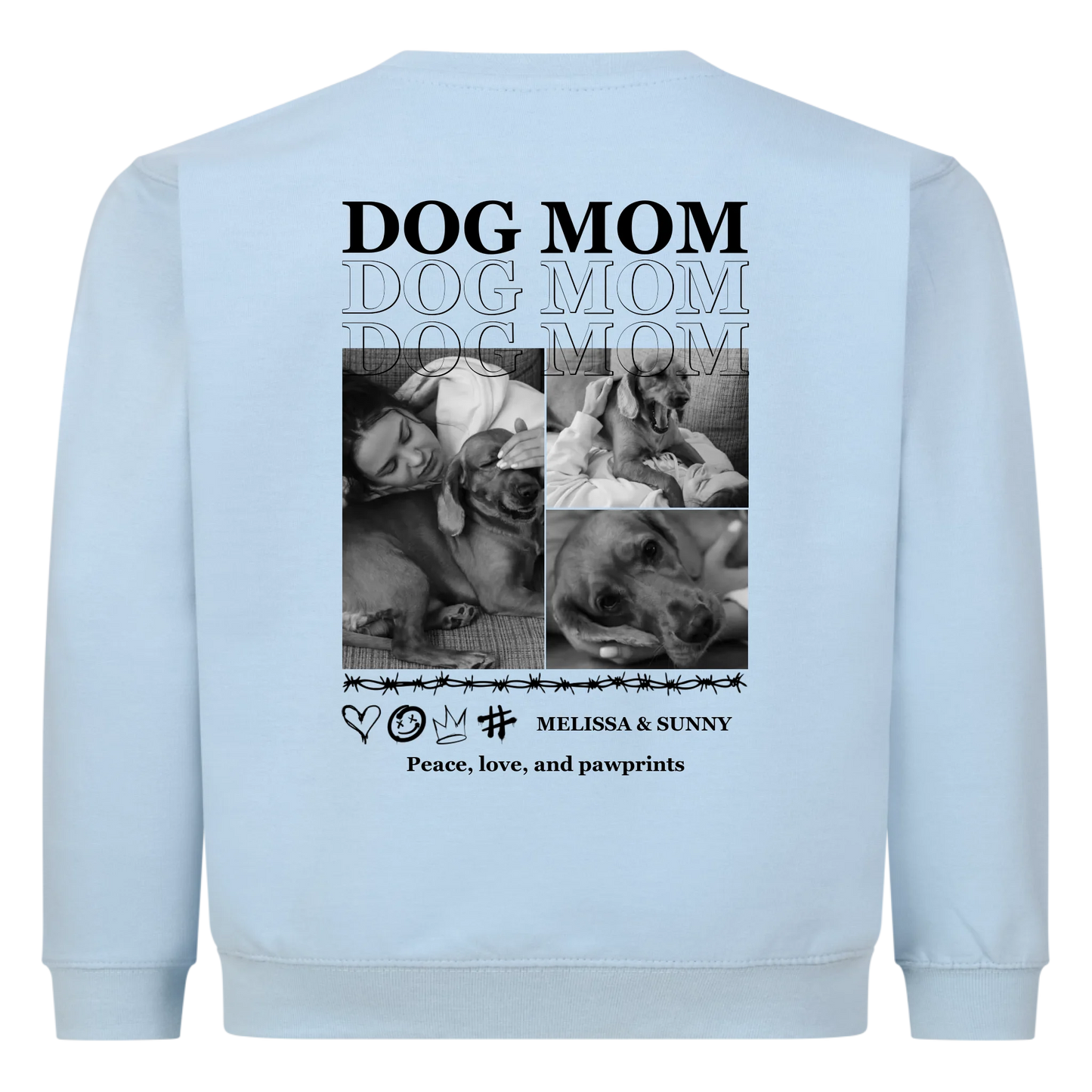Personalisiertes Sweatshirt - Mom/Dad V2