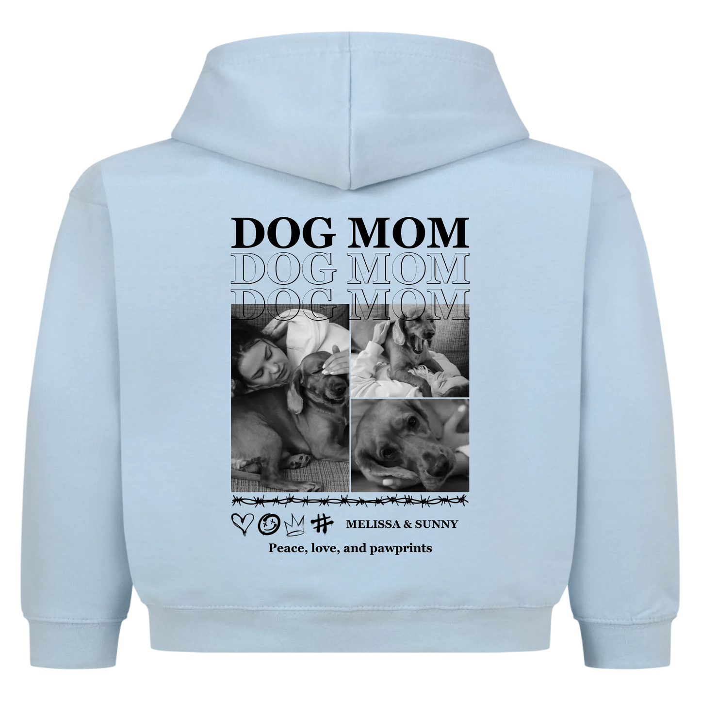 Personalisierter Hoodie - Mom/Dad V2