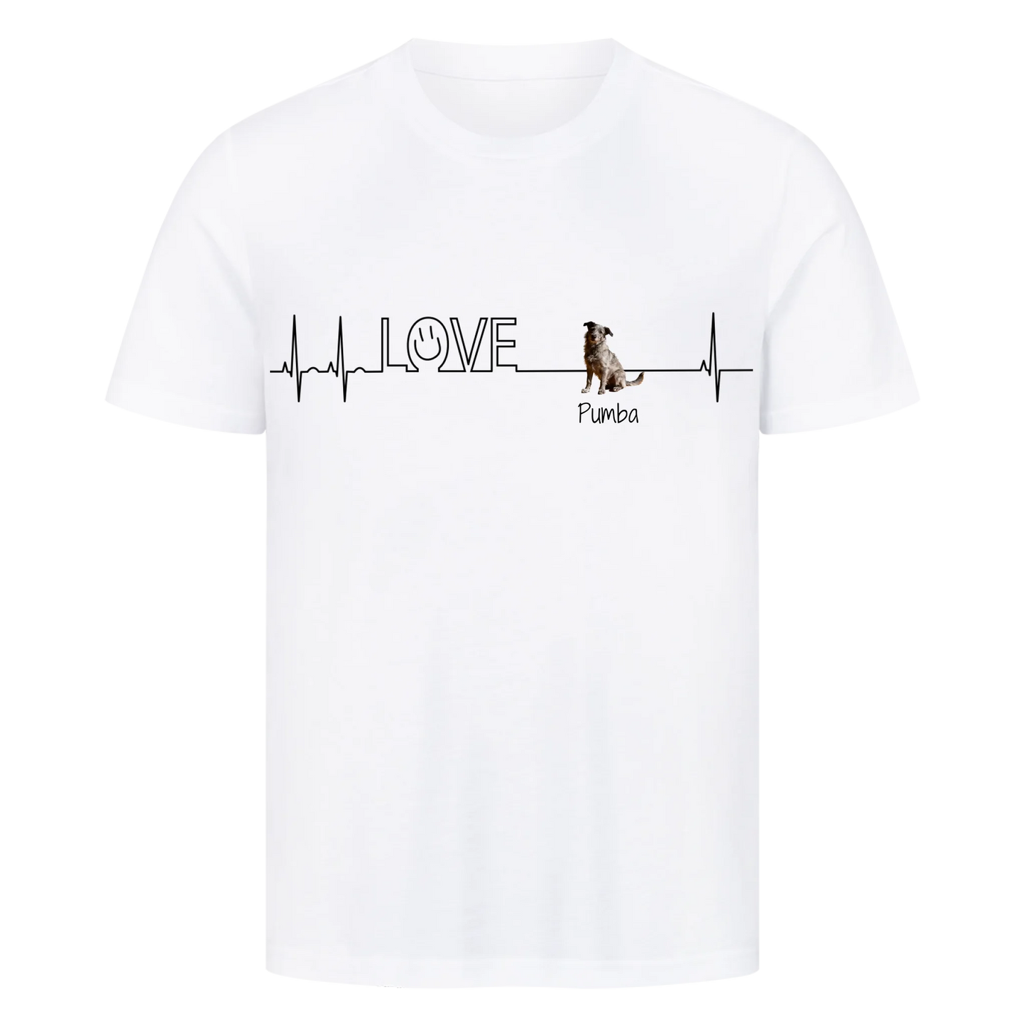 Personalisiertes T-Shirt - Herzschlag